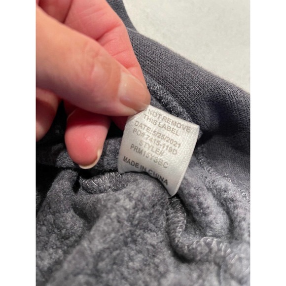 Fodada Independent Trading Co Kids Size M Raglan Hooded Pullover Sweatshirt Gray - Picture 6 of 8